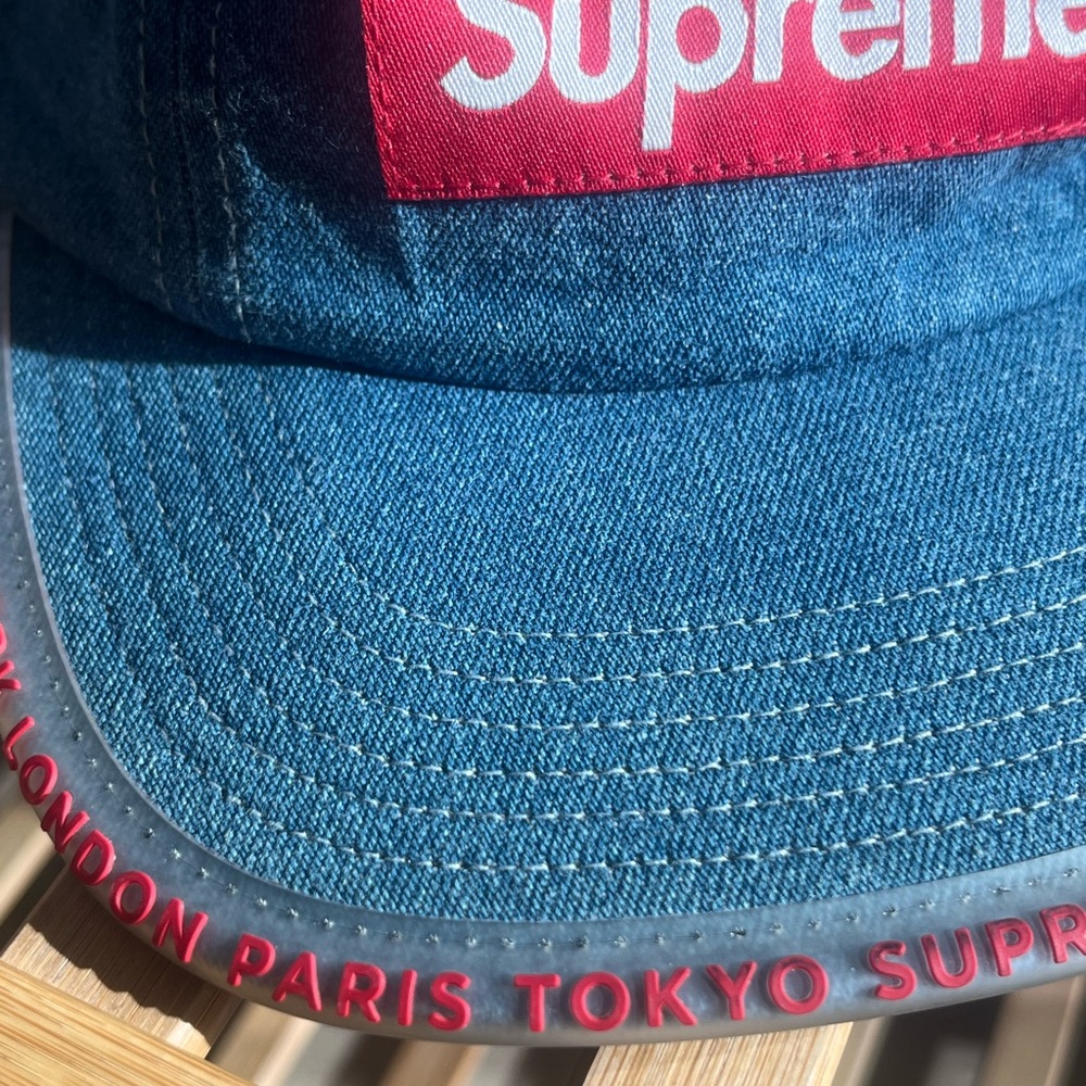 Supreme Worldwide Visor Tap Camp Cap - Picture 8 of 10